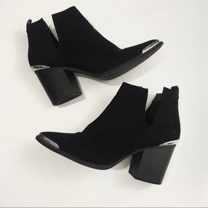 Black ankle boots